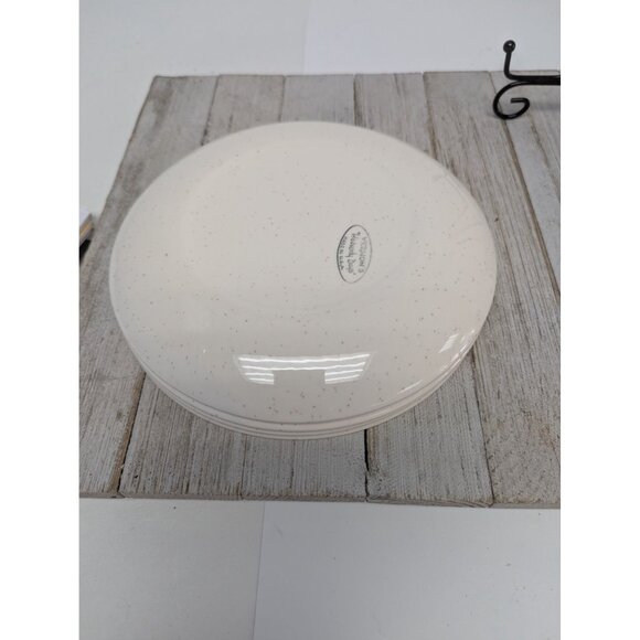 Vintage Set of 4 Vernonware Metlox Heavenly Days 7 1/2” Salad Plates MCM - Picture 9 of 10